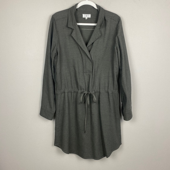 Lou & Grey Henley Shirt Dress - Size Large - Picture 1 of 7